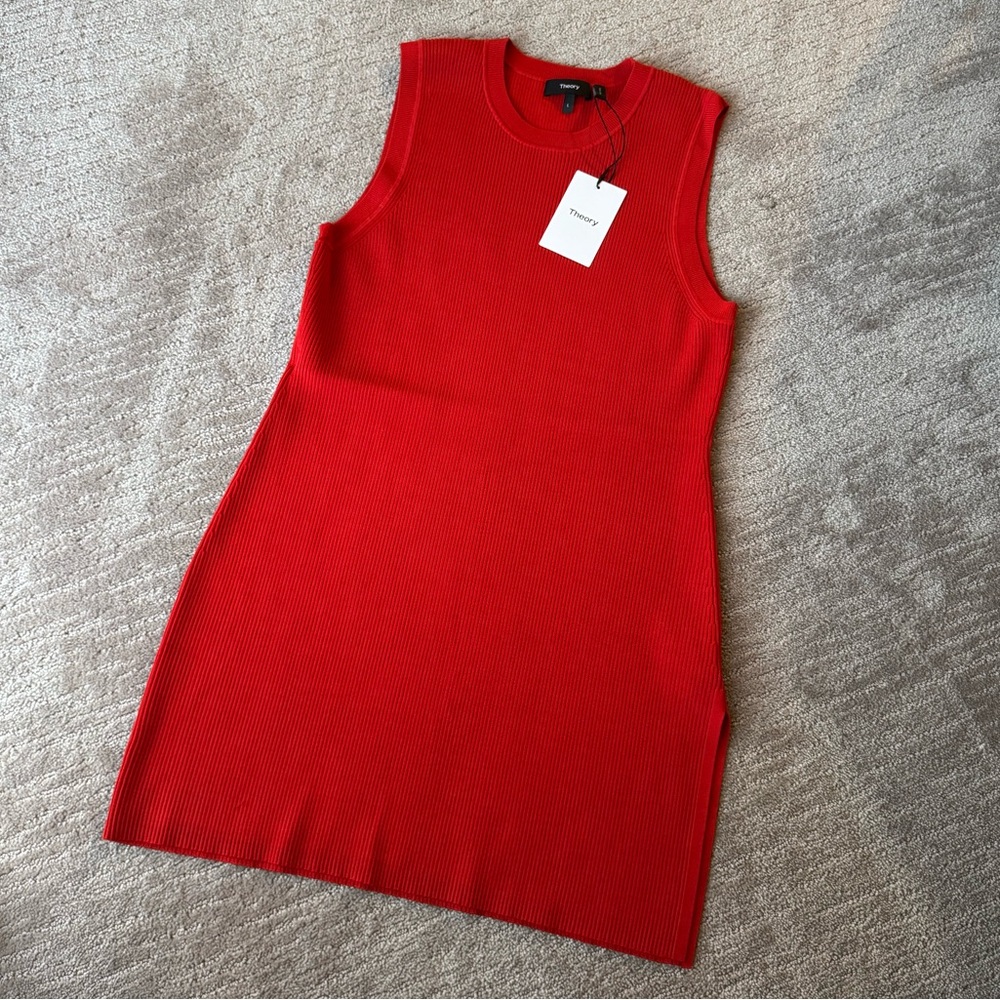 Theory Mini Sweater Dress
